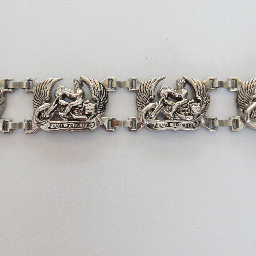 Live‎ To Ride Motorcycle Metal Belt Size Small 28-30
